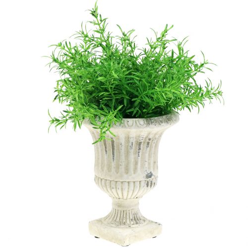 Floristik24 Plantekop antik creme Ø14cm H17cm