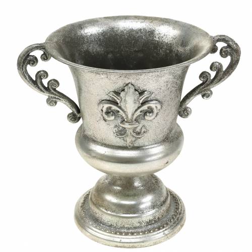 Floristik24 Kopskål sølv antik Ø20cm H24cm