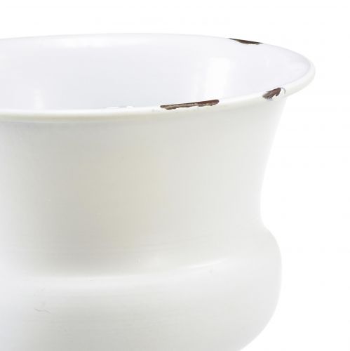 Artikel Kop vase dekorativ kop hvid rust Ø13,5cm H15cm Shabby Chic