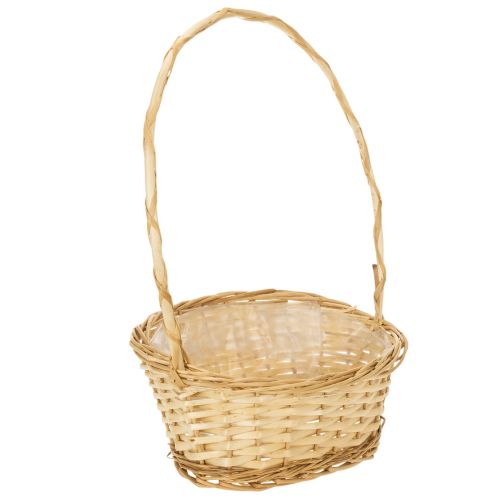 Gavekurv ca. 30 cm x 23 cm, lys farvet købe | Floristik24.dk