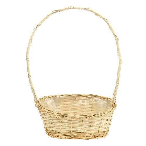 Artikel Gavekurv 27cm x 18cm H43cm lys
