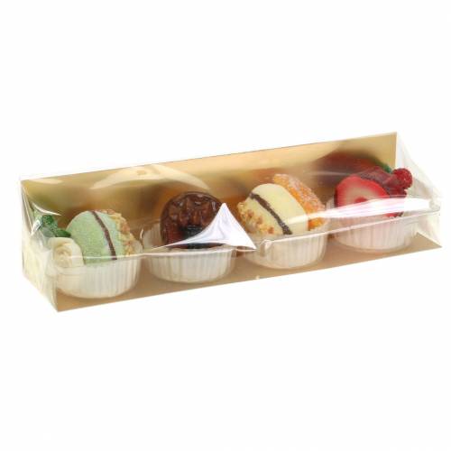 Floristik24 Tarteletter kunstigt sorteret 4cm 4stk
