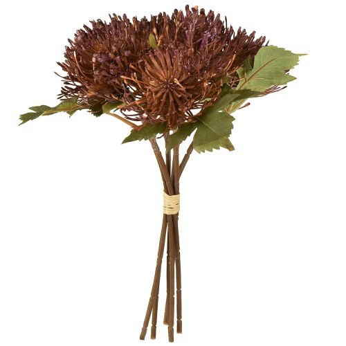 Artikel Protea kunstig nålepude Leucospermum lilla 30 cm 6 stk