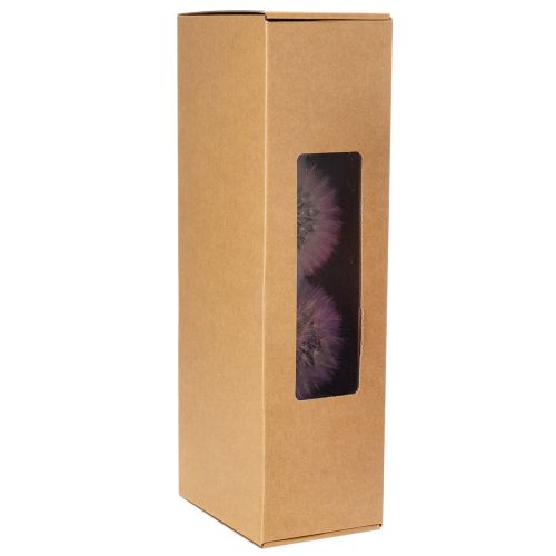 Artikel Mælkebøttedekoration, tørrede blomster, stabiliserede og farvede, delikate, holdbare, 12 cm, 4 stk.