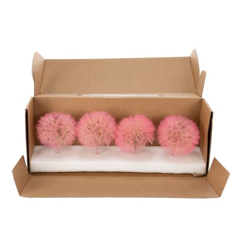 Artikel Dekorativ blomstergren, mælkebøttedesign, til elegant boligindretning, 50 cm, 4 stk.