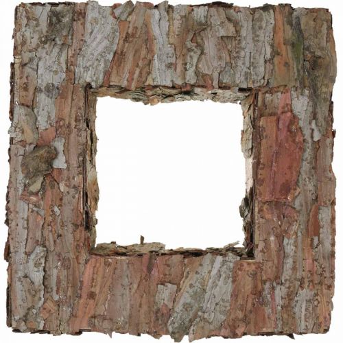Floristik24 Deco træbark firkantet åben fyrrebark 30×30cm