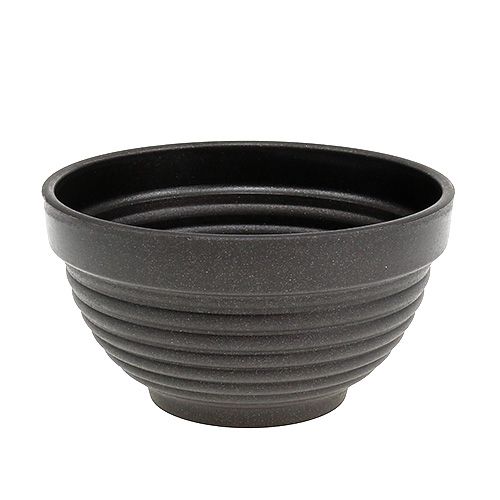 R-skål plast antracit Ø13cm, 10 stk.