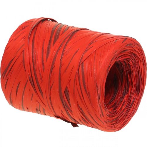 Artikel Raffia bånd rød bordeaux gavebånd raffia bånd dekorative bånd 200m