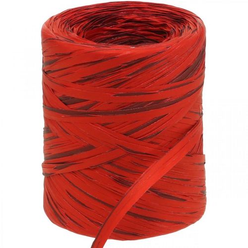Floristik24 Raffia bånd rød bordeaux gavebånd raffia bånd dekorative bånd 200m