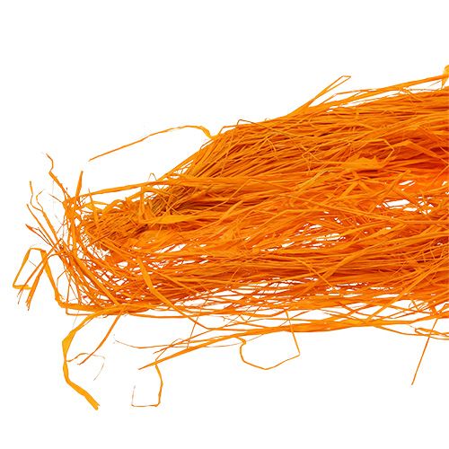 Floristik24 Raffia bast, flair bast blomme gul 200gr