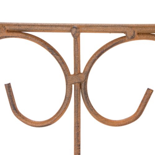 Artikel Metalspæl til havepæle til blomsterbede og alsidig havedekoration, 60 cm