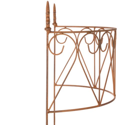 Artikel Metalspæl til havepæle til blomsterbede og alsidig havedekoration, 60 cm