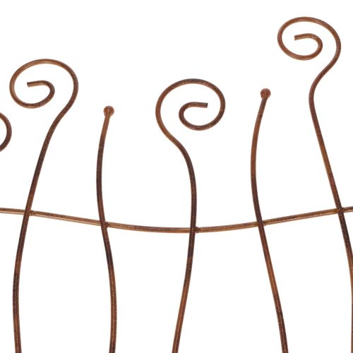 Artikel Espalier, klatrehjælp, buet metal, kunstnerisk havedekoration, 72 cm