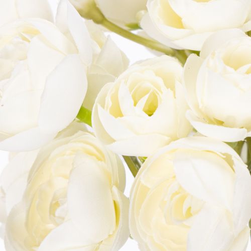 Artikel Kunstig Ranunkelbuket, Langtidsholdbar Blomsterdekoration til Foråret, 32 cm, 5 Stk.