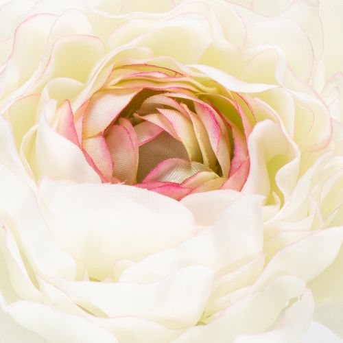 Artikel Kunstig ranunkel med fine blomster til stilfuld og nem plejedekoration, 51 cm, 3 stk.