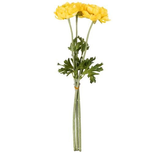Artikel Kunstig ranunkel som enkelt blomst til elegant og vedligeholdelsesfri dekoration, 51 cm, 3 stk.