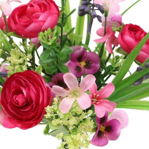 Floristik24 Ranunkel buket med druehyacinter Pink 25cm