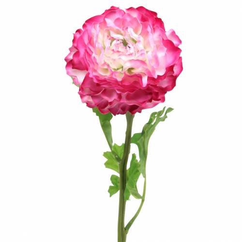 Ranunculus pink kunstig 48 cm
