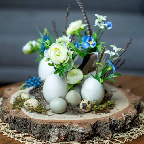 Floristik24 Ranunculus buket med druehyacinter hvide 25cm