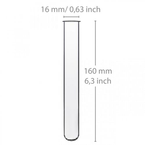 Artikel Reagensglas 160 mm × 16 mm