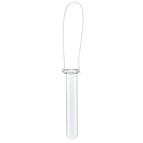 Reagensglas dekorationsglas til ophængning af minivase Ø2,4cm H22,5cm