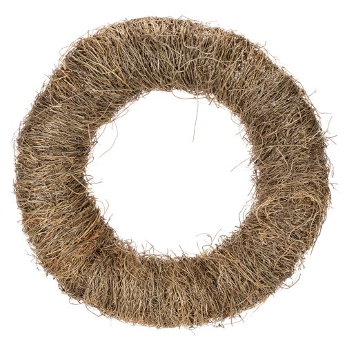 Vinrankrans, ubehandlet, rund, naturlig krans til hobbybrug, 45 cm