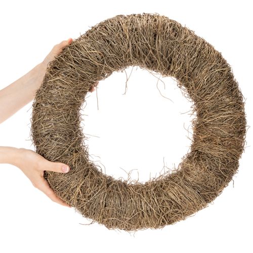 Vinrankrans, ubehandlet, rund, naturlig krans til hobbybrug, 45 cm | Floristik24.dk