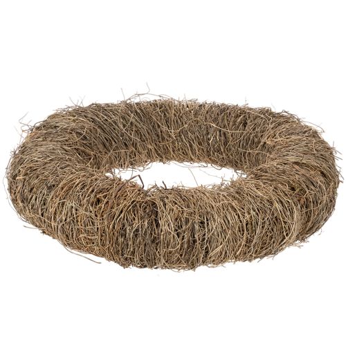 Vinrankrans, ubehandlet, rund, naturlig krans til hobbybrug, 45 cm | Floristik24.dk