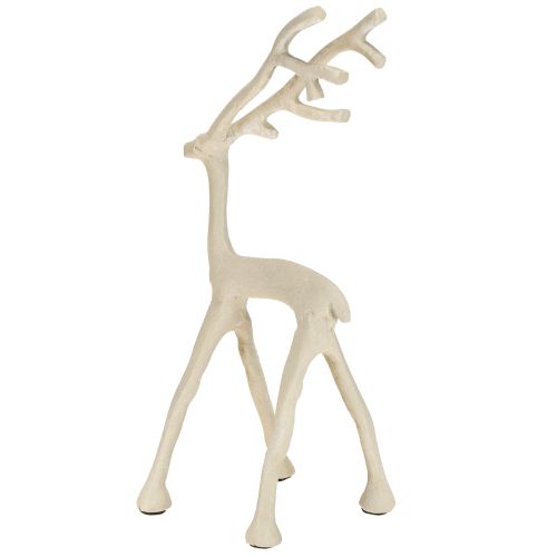 Artikel Rensdyrdekoration hjortefigur metal grå ler optik H27,5 cm