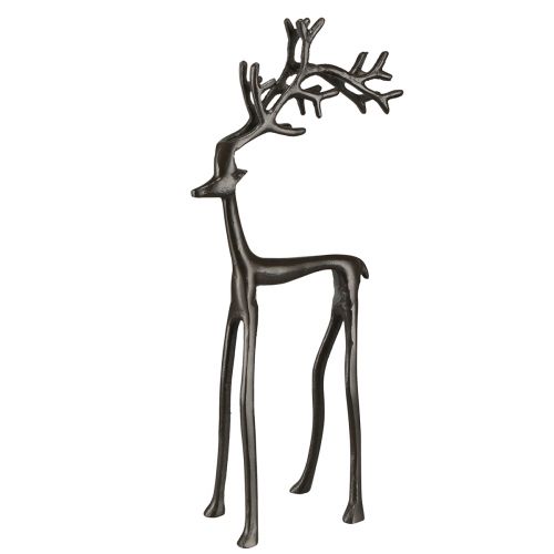 Floristik24 Rensdyrdekoration metal jul i brun 17x8x38,5cm