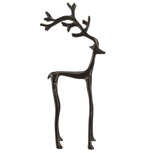 Floristik24 Rensdyrdekoration metal jul i brun 17x8x38,5cm