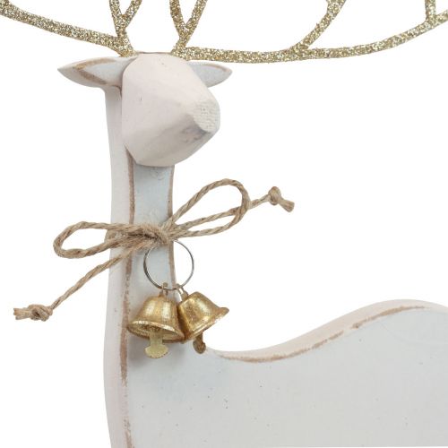 Floristik24 Borddekoration jule julefigur rensdyr dekoration H35,5cm