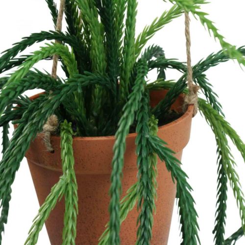 Artikel Rhipsalis kunstig koralkaktus hængende kurv H87cm