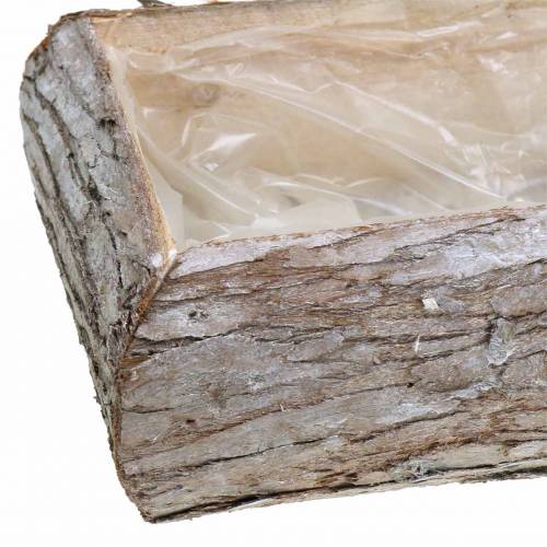 Floristik24 Hvidvasket træplanterboks 45 × 19cm H10cm