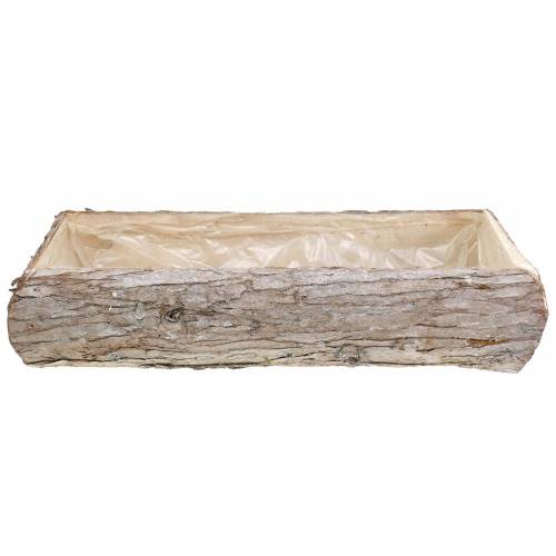 Floristik24 Hvidvasket træplanterboks 45 × 19cm H10cm