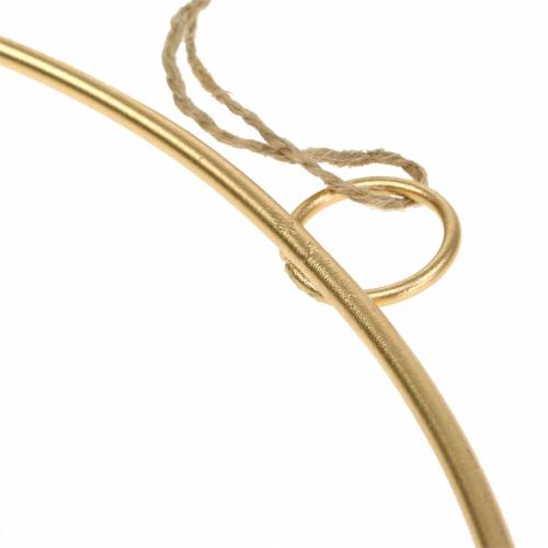 Artikel Dekorativ ring til ophængning af guld Ø35cm 4 stk