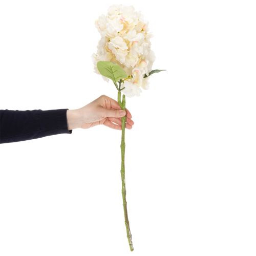 Artikel Kunstig hortensiablomst, høj kvalitet, til dekorative opholdsrum, 62 cm