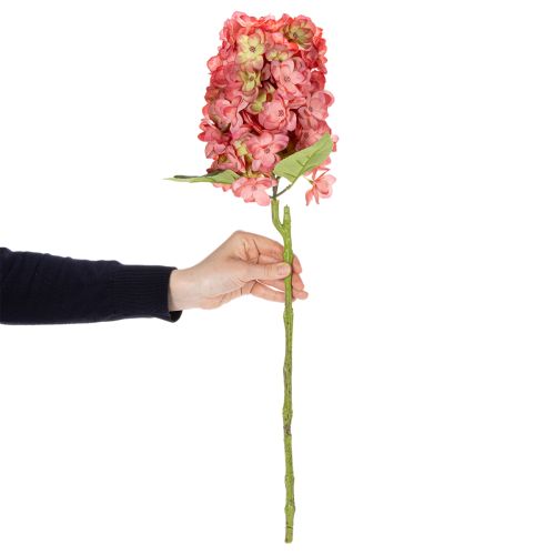 Artikel Kunstig hortensia med et elegant udseende til attraktiv rumdekoration, 62 cm