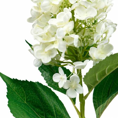 Artikel Panicle Hydrangea Creme Hvid Kunstig Hortensia Silkeblomst 98cm
