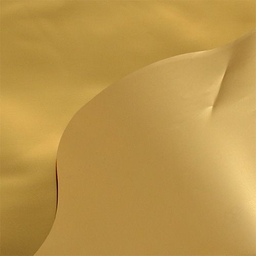 Floristik24 Rondella manchet guld skinnende, mat Ø50cm 50stk