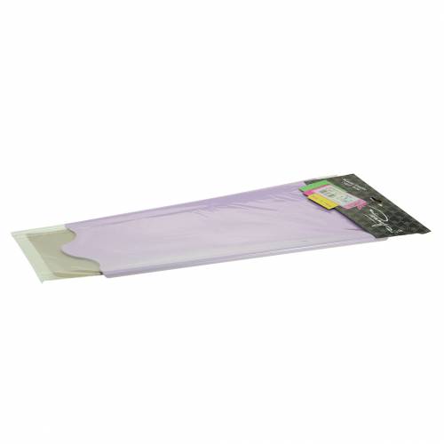 Floristik24 Rondella manchet lilla stribet Ø60cm 50stk