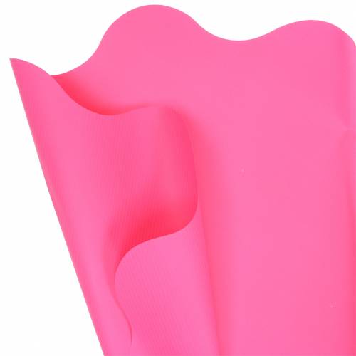 Floristik24 Rondella manchet lyserød stribet Ø60cm 50stk