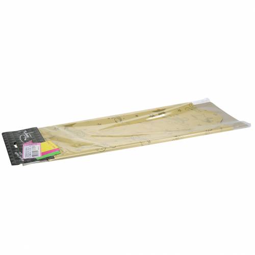 Floristik24 Rondella manchet julemotiv guld Ø60cm 50stk