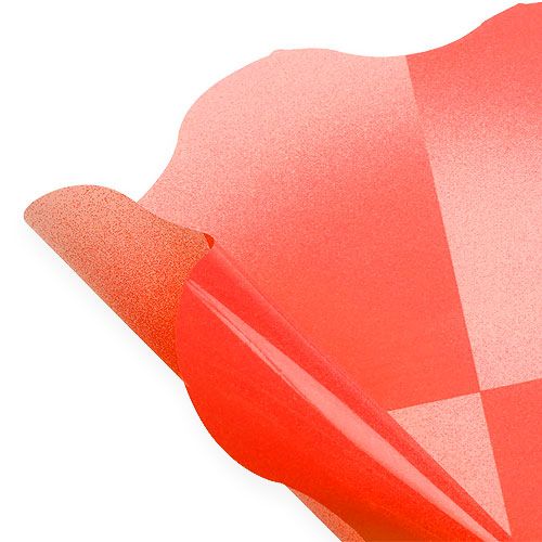 Floristik24 Blomstermuddet Ø40cm rød 50stk