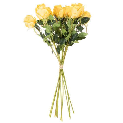 Kunstig rose med lang stilk, kunstig blomst, 62 cm, 12 stk. | Floristik24.dk
