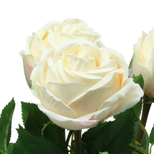 Floristik24 Rose i lyserød 65 cm 4stk