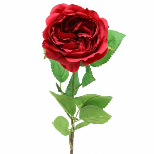 Artikel Rose kunstig blomst rød 72cm