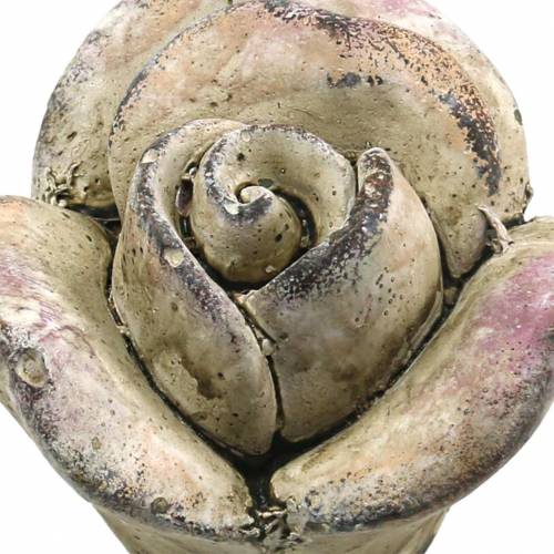 Floristik24 Beton rosa grå, violet Ø7,7 H5,5cm 3 stk