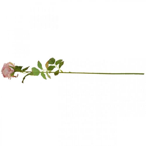Floristik24 Deco rosa pink, blomsterdekoration, kunstrose L74cm Ø7cm