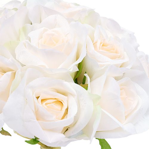 Floristik24 Rose buket hvid Ø26cm